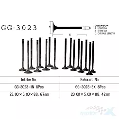 Zawór ssący Vesrah GG-3023-IN