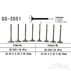 Zawór ssący Vesrah GG-3051-IN