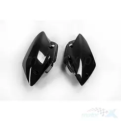 Osłony tylne górne komplet czarne UFO Plast Honda CRF 150R 07-