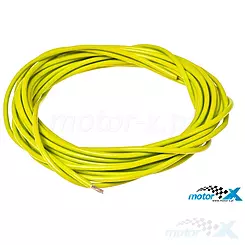 Przewód elektryczny Tec, elastyczny, 1,00mm, 5 metrów, żółty