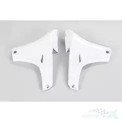 Osłony chłodnicy białe UFO Plast Yamaha YZF 450 10-13