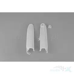 Osłony amortyzatorów białe UFO Plast Husqvarna TC / TE 449 / 499 / 511 11-13