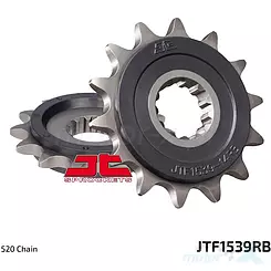 Zębatka przednia 520 14 zębów, RB - gumowa prowadnica łańcucha, JT Sprocket JTF1539RB