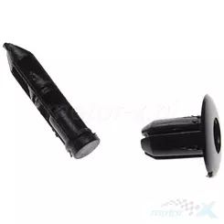 Spinka montażowa osłony, grubość 7mm, kołek plastikowy, rozporowy, 1 sztuka, główka 14mm, gładka