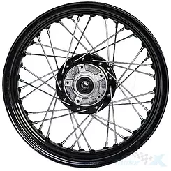 Felga przednia 3.00x13" czarna Romet C1 Via City / Trial City