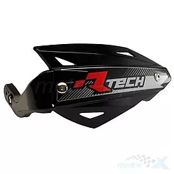 Osłony dłoni uniwersalne, handbary, czarne, 3 rodzaje mocowań do kierownicy, Racetech VERTIGO ATV KITPMATVNR0