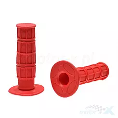 Manetki komplet, gripy, uniwersalne, cross / enduro / supermoto, WM Motor 56812, czerwone