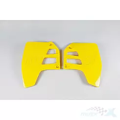 Osłony chłodnicy żółte UFO Plast Suzuki RM 125 / 250 89-92