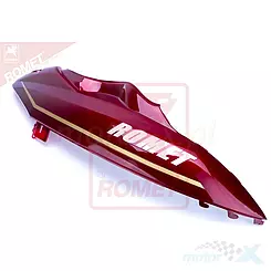 Osłona tylna górna prawa bordowa Romet 727 Premium (stary model)