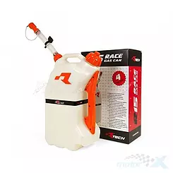 Kanister do szybkiego tankowania, pomarańczowy, 15L, Racetech GASCABL0017