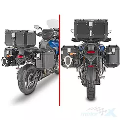 Stelaż kufrów bocznych Kappa KLO6423CAM, monokey/KFR k'force, Triumph Tiger 1200 GT Explorer