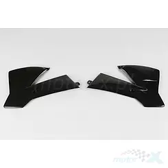 Osłony chłodnicy czarne UFO Plast KTM SX 65 02-08