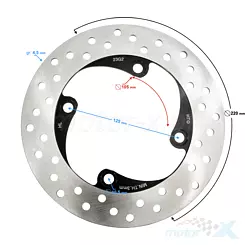 Tarcza hamulcowa tyl Voge SR 125