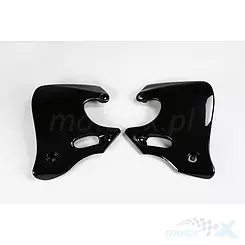 Osłony chłodnicy czarne UFO Plast Honda CR 125 / 250 92-94