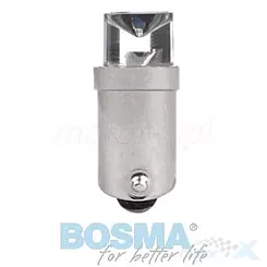 Żarówka BA9S 12V LED zielona Bosma Wide Viewing Blister