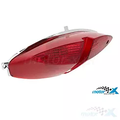 Lampa tylna, czerwony klosz, z homologacją, Peugeot Speedfight II