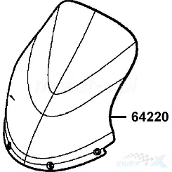 Szyba czołowa Kymco Grand Dink