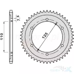 Zębatka tylna PBR 48550F 