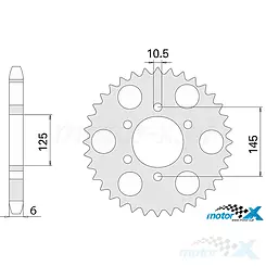 Zębatka tylna Chiaravalli 520, 47z, Yamaha XJ 600 / MT-03 660 / XT 660 / XTZ 660-750