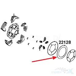 Flansza sprzęgła odśrodkowego, Kymco 22128-LDB5-E00