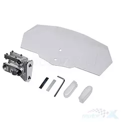 Deflektor uniwersalny, jasny, element górny szyby czołowej, Leoshi BMW / Ducati / Honda / Yamaha