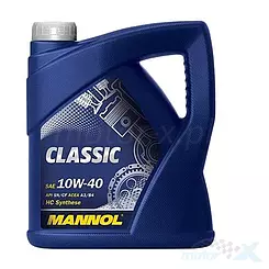 Olej silnikowy samochodowy 10W40 półsyntetyczny 4L, Mannol Classic 7501