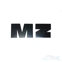 Litery zbiornika czarne MZ 