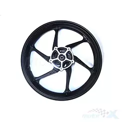 Felga 3.50x17" tylna, czarny mat, 5-ramienna Junak Racer / S / RZ / 121 FL