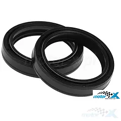 Uszczelniacze przedniego zawieszenia 43x55x9.5/10.5mm Kawasaki / Suzuki / Yamaha / Kayaba 43mm / White Power 43mm