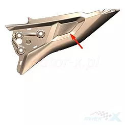 Osłona tylna górna lewa Zontes G1 125