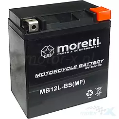 Akumulator żelowy Moretti Parts MB12L-BS 12V 12Ah 133x78x155mm