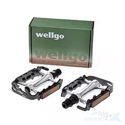 Pedały rowerowe, aluminiowe, 9/16", Wellgo