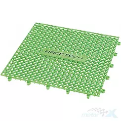 Mata pod motocykl 33x33cm 9 modułów zielona Racetech 