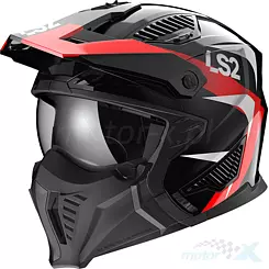Kask modułowy LS2 OF606 Drifter Triality Red