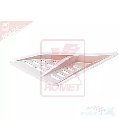 Zaślepka boczna osłony przedniej górnej prawa beżowa Romet RXL 50 2018