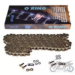 Łańcuch napędowy 525 124 ogniwa złoty IRIS O-RING