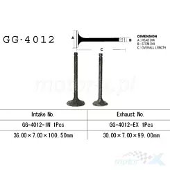 Zawór wydechowy Vesrah GG-4012-EX