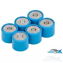 Rolki wariatora 20,9x17 - 11,00g, 6szt, Aprilia / Derbi / Gilera / Piaggio / Vespa 125-250