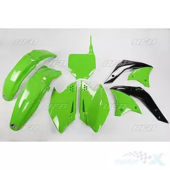 Zestaw osłon nadwozia zielony UFO Plast Kawasaki KXF 250 06'