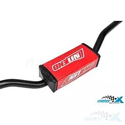 Osłona kierownicy Fatbar NoEnd, czerwono-biała, cross / enduro / supermoto