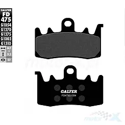 Klocki hamulcowe Galfer Semi Metal Street FD475G1054