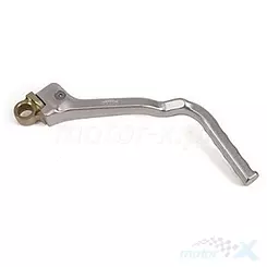Dźwignia rozrusznika nożnego, srebrna, aluminiowa, M.C. PDA003 KAWASAKI KXF 250 13-16 (KX250F)