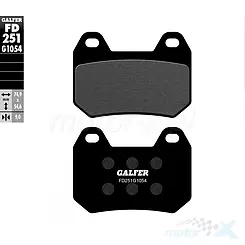 Klocki hamulcowe Galfer Semi Metal Street FD251G1054