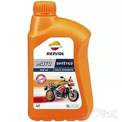 Olej silnikowy REPSOL Moto Sintetico syntetyczny 4T 10W40 1L