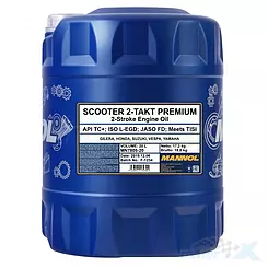 Olej 2T Mannol Premium Scooter 7805 półsyntetyczny 10L
