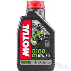Olej silnikowy 4T MOTUL 5100 Technosynthese półsyntetyczny 4T 10W50 1L