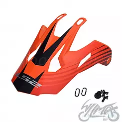 Daszek kasku LS2 MX708, Duck Matowy Pomarańczowy
