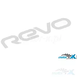 Naklejka Revo 67x12mm biała