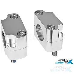 Podwyższenie, adapter, redukcja, uchwyty kierownicy, 22,2-28,6mm, alu, Fatbar Buzzetti 2407, cross / enduro / supermoto