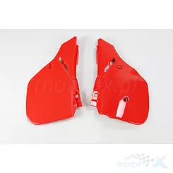 Osłony tylne górne komplet czerwony UFO Plast Honda CR 125 / 250 / 500 88-90